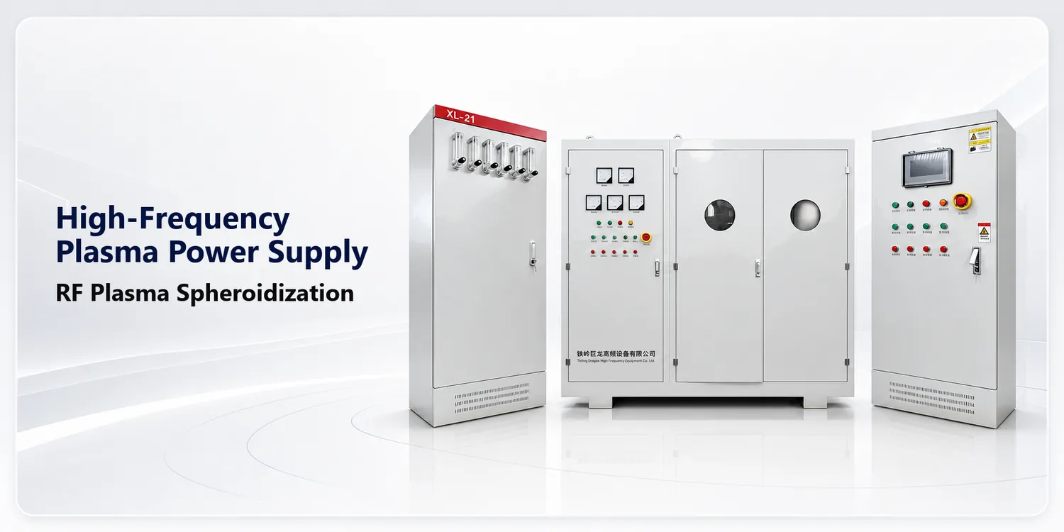 High-frequency plasma power supply and RF plasma spheroidization equipment
